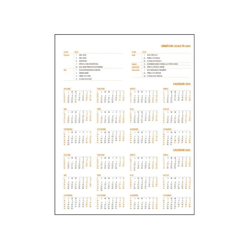 Agenda A4 saptamanala, datata 2024, colturi perforate, coperta buretata, albastru petrol - 3 | YEO