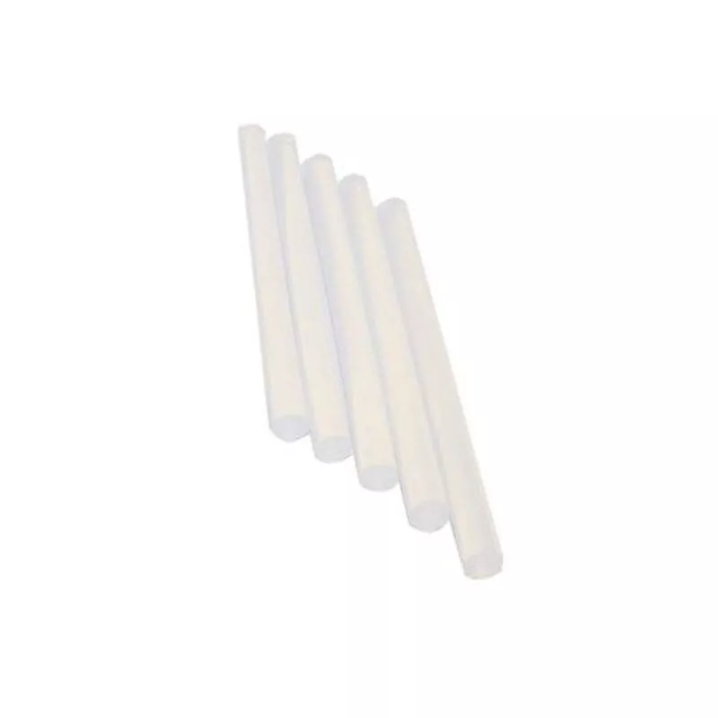 Set 5 batoane silicon, diametru 7 mm, pentru pistoale de lipit, transparente - 1 | YEO