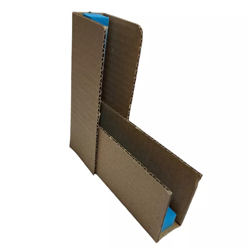 Coltar carton captusit cu burete, forma L, pentru protectie colturi, 10x10x2.5 cm, natur - 2 | YEO