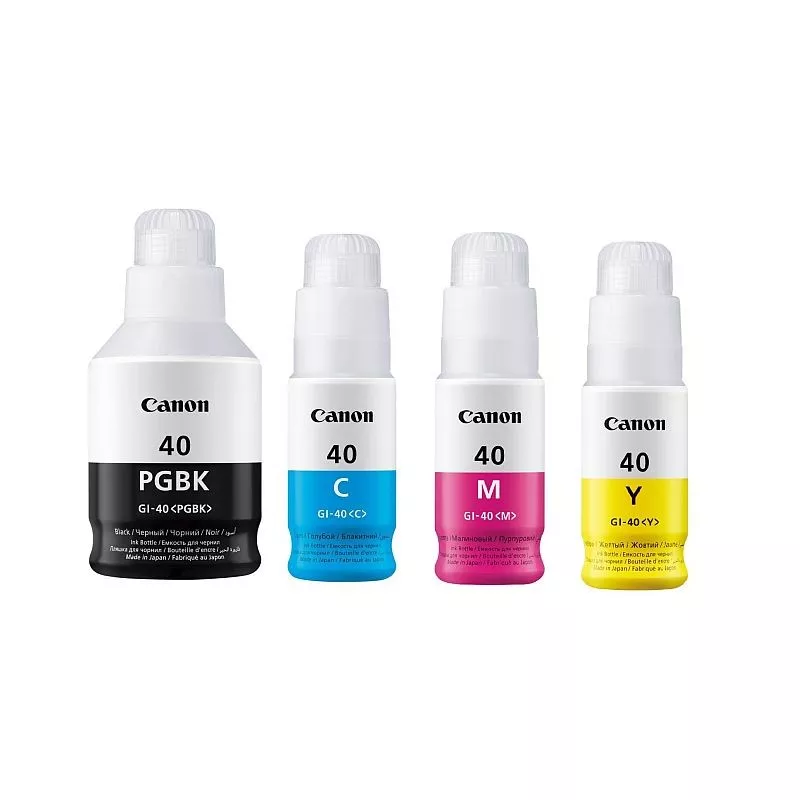 Cerneala originala Canon GI-40 Black / Cyan / Magenta / Yellow Cyan - 1 | YEO