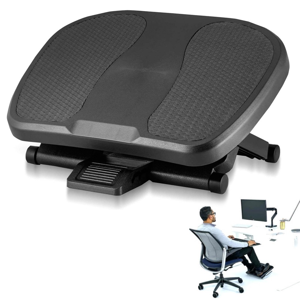 Suport ergonomic relaxare picioare, inclinare 30 grade, 3 trepte inaltime, antiderapanta, RESIGILAT - 1 | YEO