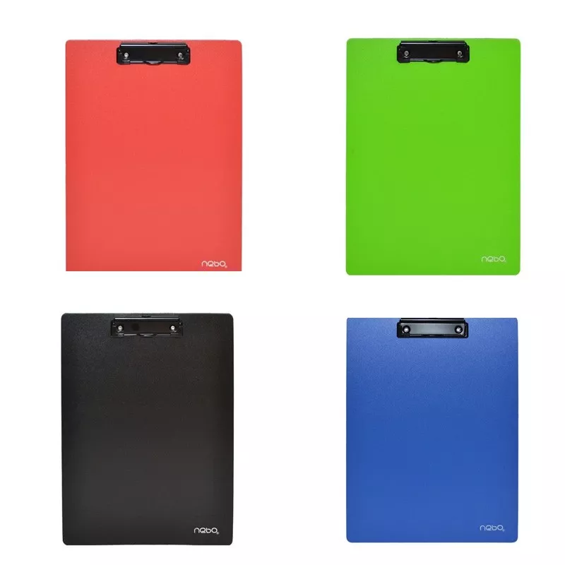 Clipboard A4, simplu, capacitate 80 coli, colturi rotunjite, diverse culori, 22.6 x 1.2 x 31.5 cm - 1 | YEO