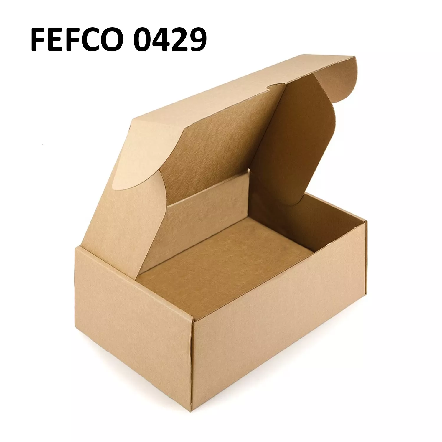 Cutie cu autoformare 106x74x43 mm, carton natur microondul E 360 g, FEFCO 0429