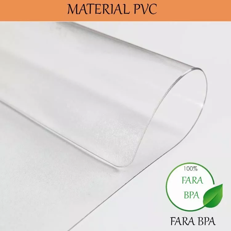 Rola folie de protectie PVC pentru mobilier, 1.2x30 metri, grosime 0.5 mm, transparent - 3 | YEO