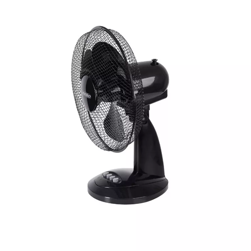 Ventilator de masa, 70W, unghi reglabil, 3 trepte de viteza, diametru 30 cm, negru - 1 | YEO