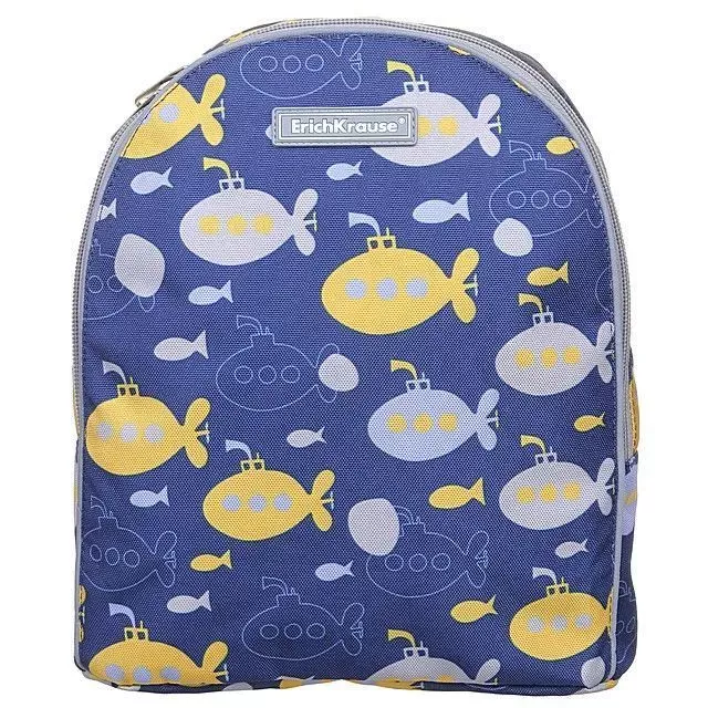 Rucsac pentru gradinita, capacitate 5 litri, model submarine, 1 compartiment, 22x25x11 cm - 1 | YEO