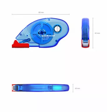 Lipici tip banda pentru hartie si carton, dispenser aplicare, 6.5 mm x 10 m - 3 | YEO