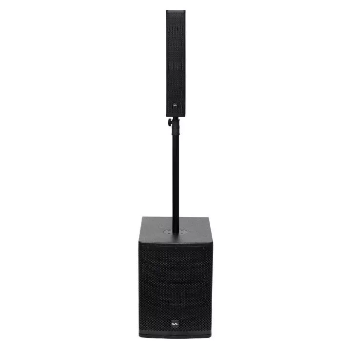 Sistem audio profesional, woofer de 25 cm, 800/400 W, 5 difuzoare, LINE XLR, mufa Speakon, 178 cm