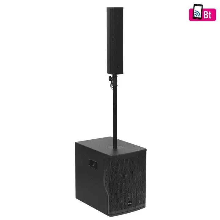 Sistem audio profesional, woofer de 25 cm, 800/400 W, 5 difuzoare, LINE XLR, mufa Speakon, 178 cm - 1 | YEO