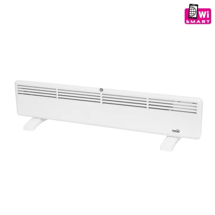 Convector smart, portabil, montare perete, 1000W, IPX4, afisaj digital, temporizator, otel, 99x23.5x22 cm