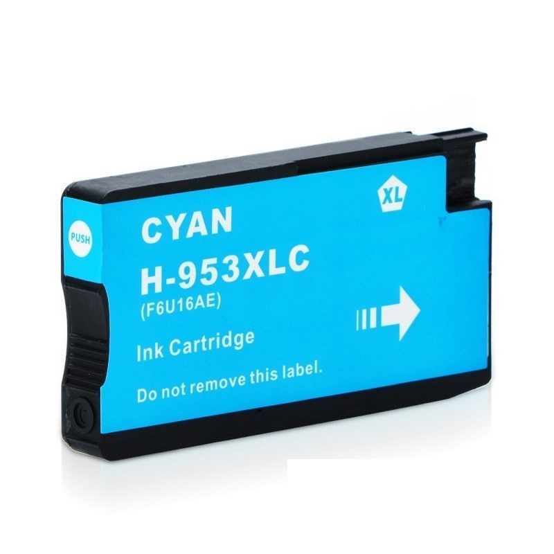 Cartus inkjet compatibil HP 953XL, Cyan, de capacitate mare, RESIGILAT