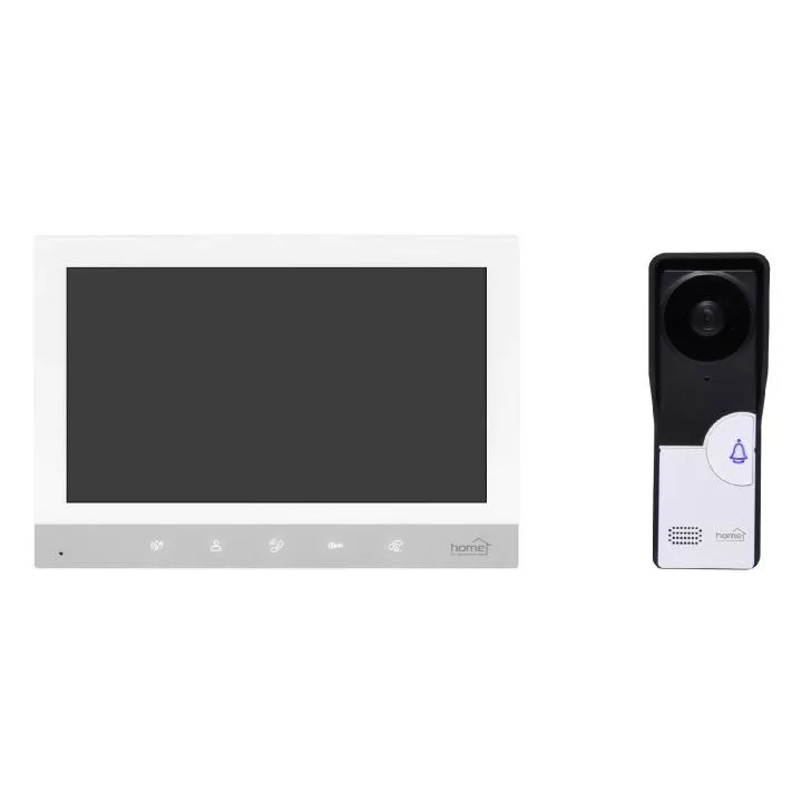 Video interfon, monitor LCD color de 7 inch, butoane tactile, volum reglabil, 30 tipuri tonuri de apel - 1 | YEO