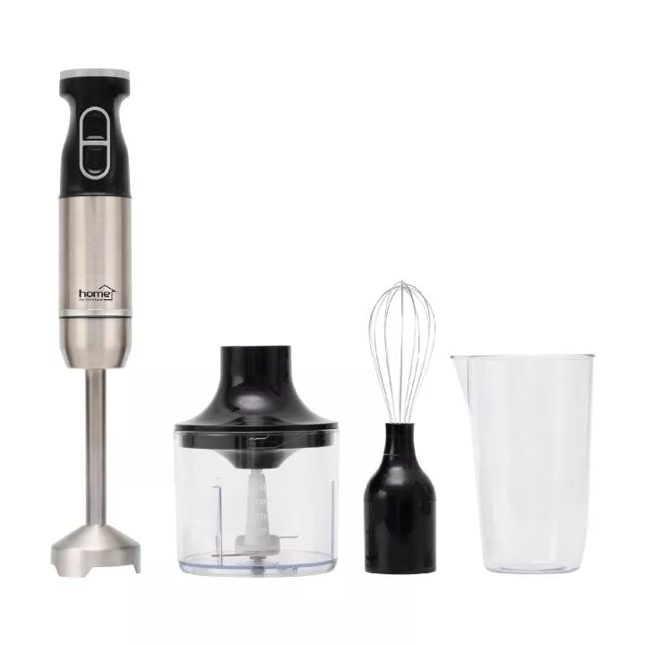 Set mixer 4 in 1, blender vertical, tel, tocator cu bol 500 ml, pahar masurare 650 ml, cutite otel inoxidabil