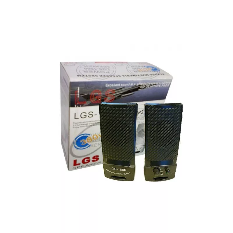 Boxe LGS1500 cu conectare USB Negre