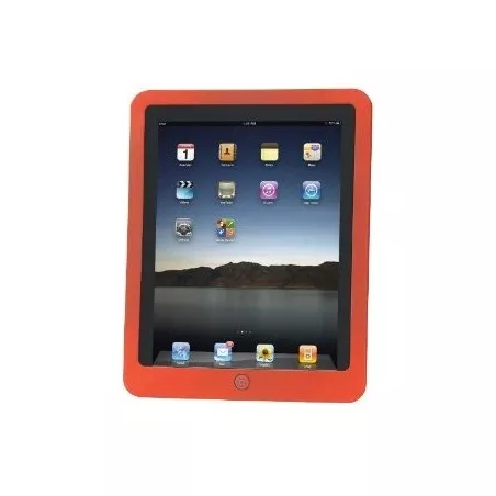 Husa Manhattan iPad Slip-Fit Design Gravat Laser Rosu Albastru