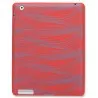 Husa Manhattan iPad Slip-Fit Design Gravat Laser Rosu Albastru