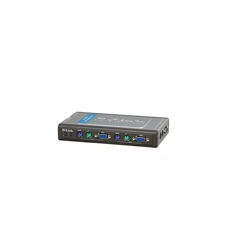 Switch KVM 4 porturi, 2 cabluri KVM inclus