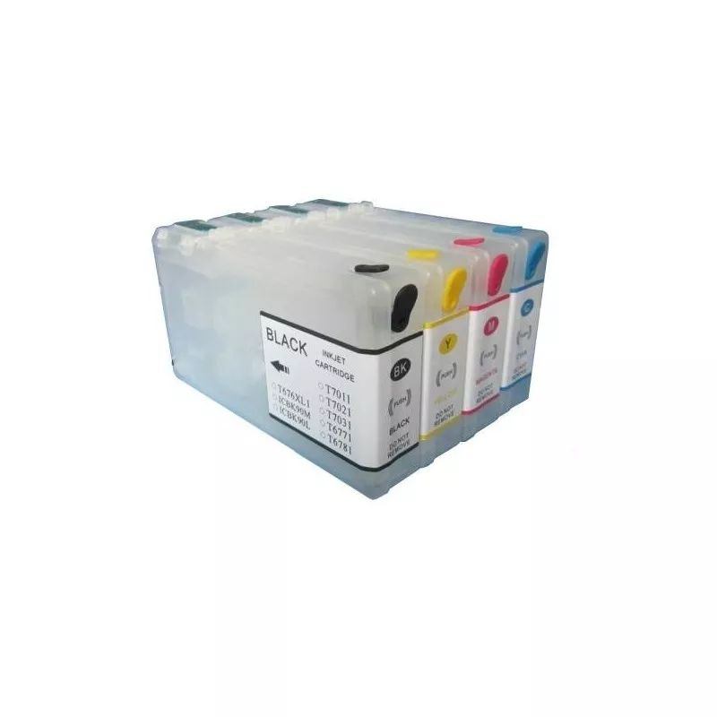 Cartuse reincarcabile seria T7901-T7904 pentru Epson WorkForce