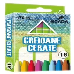 Creioane colorate cerate 90mm 16 bucati