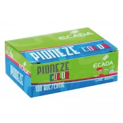 Pioneze colorate Ecada - set 100 bucati