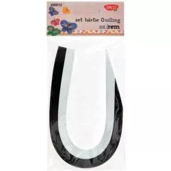 Hartie pentru Quilling 30x0.5 cm set 200 fasii