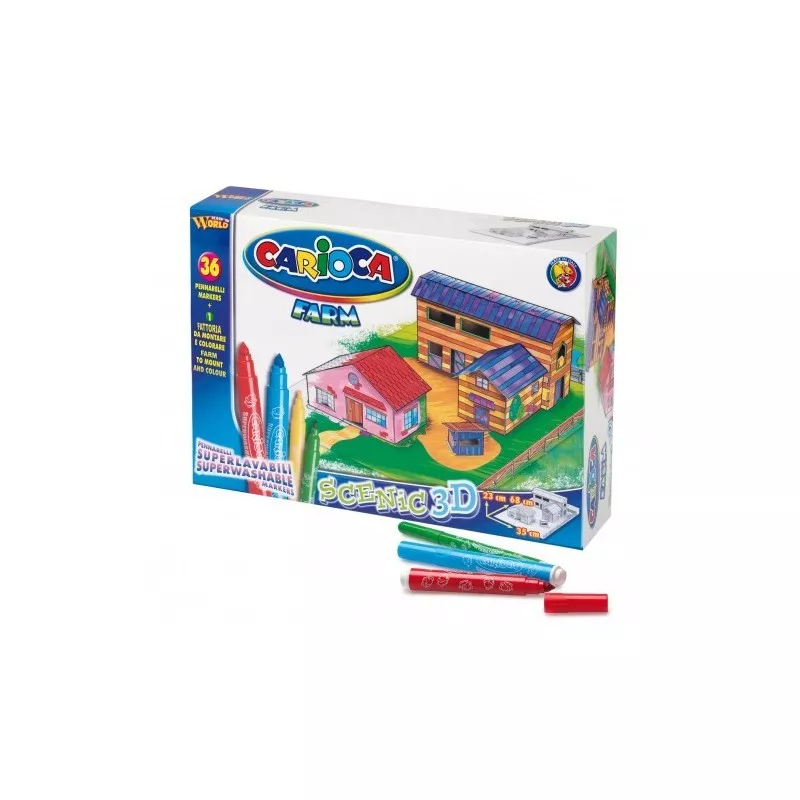 Set constructie Ferma 3D, de colorat