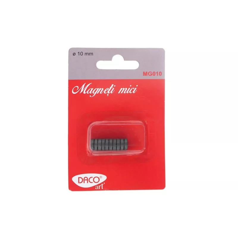 Magneti mici negri, 10 mm, set 10 bucati