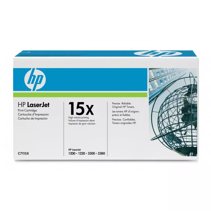 Toner C7115X original HP 15X Black