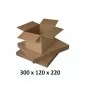 Cutie carton 300x120x220, natur, 3 starturi CO3, 420 g/mp