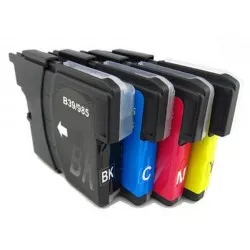 Cartus compatibil XL pentru Brother LC985BK  LC39BK LC985C  LC39C LC985M  LC39M LC985Y  LC39Y