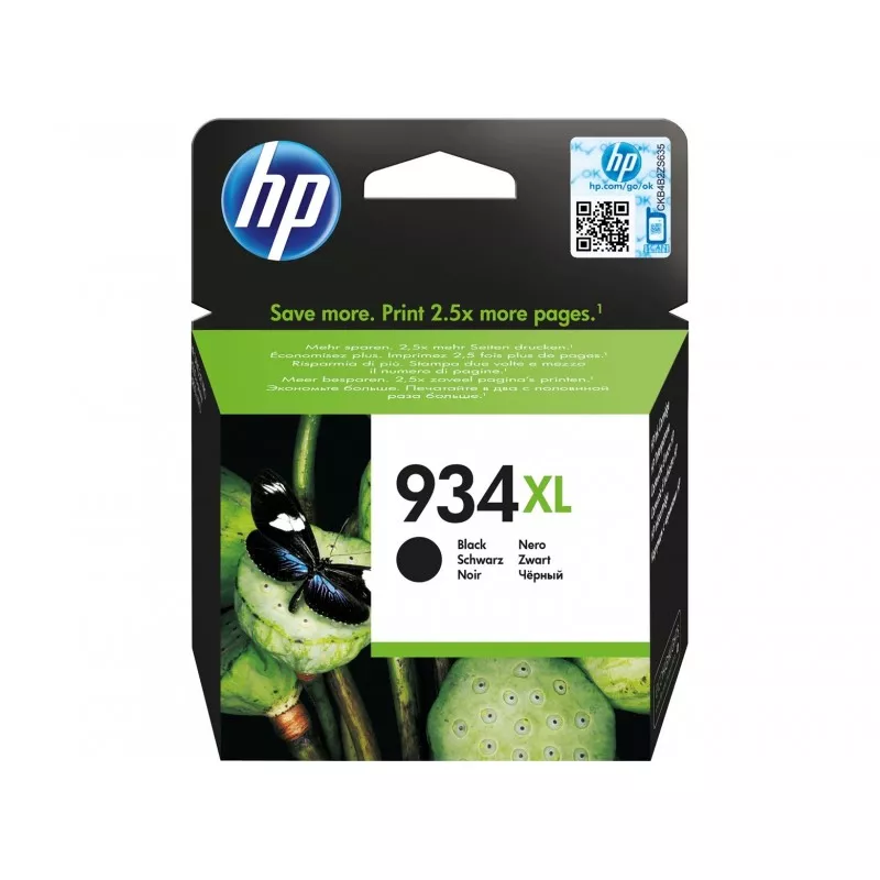 Cartus original HP 934XL Black C2P23AE de capacitate mare