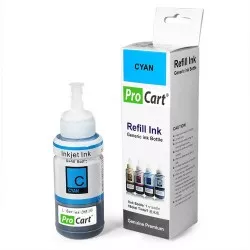 Cerneala refill fot DYE Cyan (albastra) pentru Epson seria L