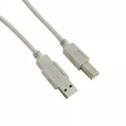 Cablu USB 2.0 pentru imprimanta, lungime 1.8 m, gri