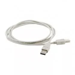 Cablu USB 2.0 pentru imprimanta, lungime 1.8 m, gri