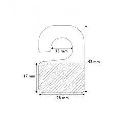 Agatatori autoadezive de PVC cu eurohook