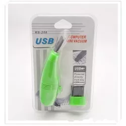 Mini Aspirator USB pentru tastatura, Verde