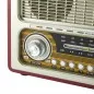 Radio portabil retro, bluetooth, 6W, MP3, USB, SD, 3 benzi AM FM SW, Sal