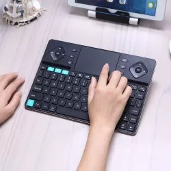 Tastatura Rii K16 multimedia Dual mode cu carcasa din aluminiu