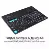 Tastatura Rii K16 multimedia Dual mode cu carcasa din aluminiu