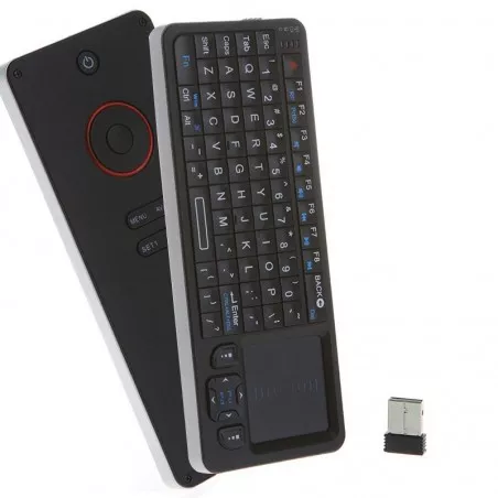 TELECOMANDA IR DOUA FETE SI MINI TASTATURA WIRELESS