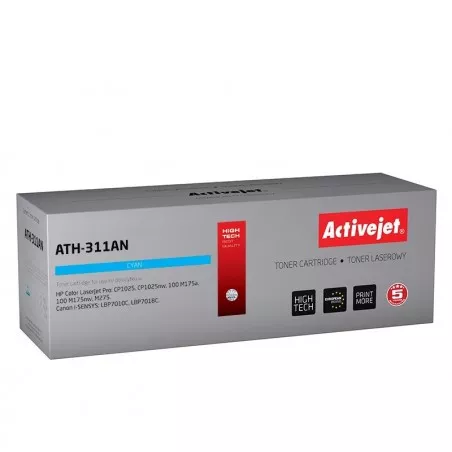 Toner compatibil AC-CRG-729C Cyan pentru Canon