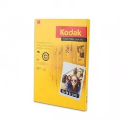 Hartie Kodak, textura canvas, stick up reaplicabil, 10x15, 255g, 20 coli