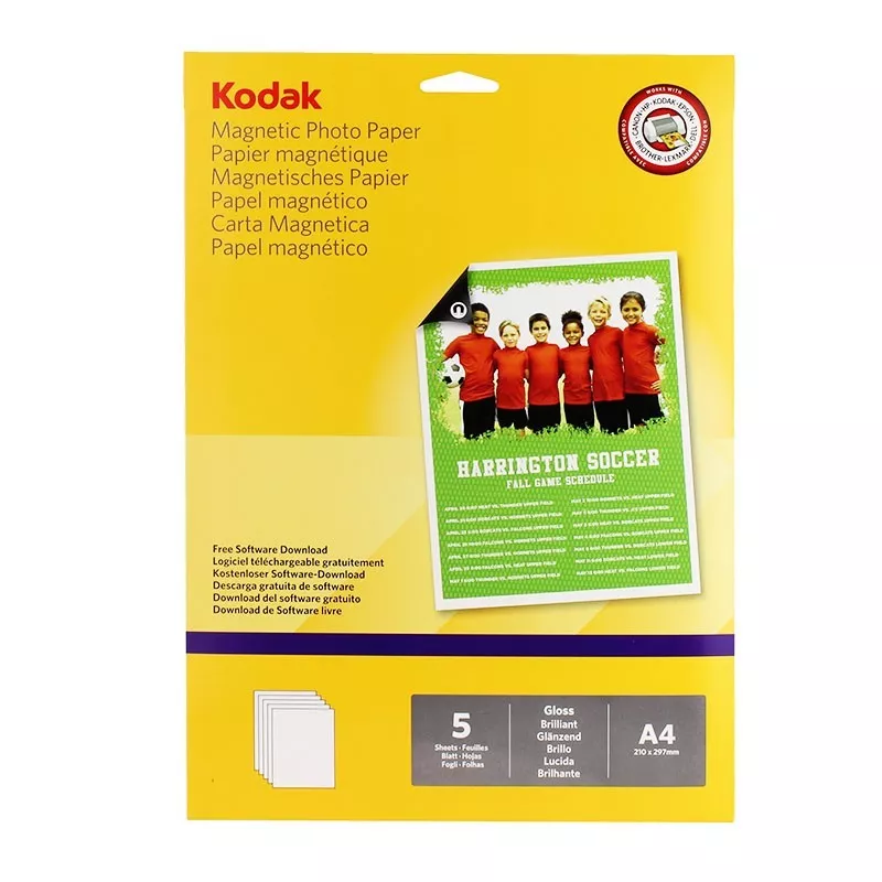 Hartie Kodak A4 Magnetica Gloss 690g pachet 5 coli