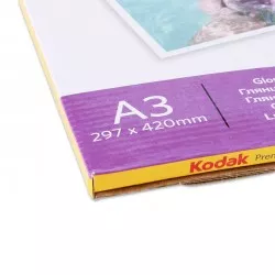 HARTIE FOTO Premium 230G KODAK A3 GLOSSY 20 COLI