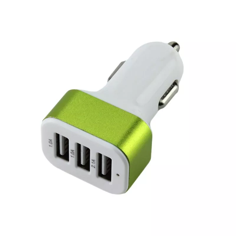 Adaptor bricheta auto, 3 porturi USB, tensiune 12-24V, Nokoko