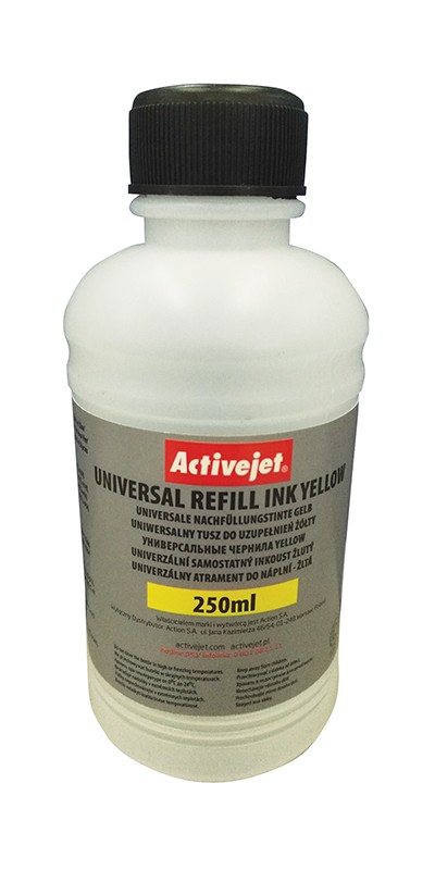 Cerneala refill color universala 250 ml Culoare : Yellow