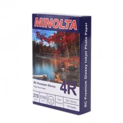 Hartie foto Minolta 10x15, 270g, RC Premium Glossy, 100 coli