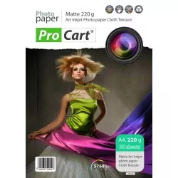 Hartie FOTO Art A4 cu textura de material textil MATA 220g