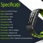 Bratara fitness Bluetooth, Android, iOS, OLED 0.96 inch, 3 functii, IP68, SoVogue