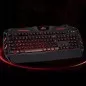 Tastatura gaming USB, cu fir,  iluminata 7 culori, multimedia, Rii RK900